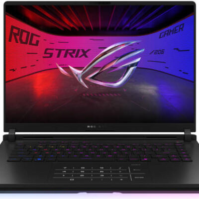 ASUS ROG Strix SCAR 16 G635L-XRW165W Gaming Laptop, 16" 2.5K 240Hz WQXGA Display, Intel Core Ultra 9 275HX, 32GB RAM, 2TB SSD, GeForce RTX 5090 24GB GPU, ENG KB, Win 11 H, Black | 90NR0L81-M007E0