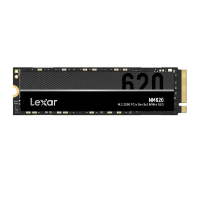 Lexar NM620 2 TB M.2 2280 Internal Solid State Drive, Up to 3300MB/s Read & 3000MB/s Write Speeds, 3D TLC NAND, 1.5 Million Hours MTBF, Shock & Vibration Resistance. Black | LNM620X002T-RNNNG