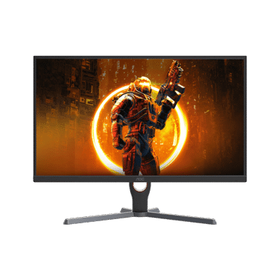 AOC 24G11E Gaming Monitor, 24″ FHD IPS Display, 180Hz Refresh Rate, 0.5ms (MPRT) Response Time, 16.7m Display Colors, AdaptiveSync Technology, 3-Sided Frameless, Black | 24G11E